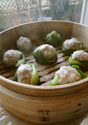 ミニチンゲン菜のひとくちシュウマイ-レシピのメイン写真