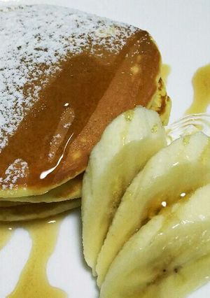 ホットケーキ＊余ったプリン消費に♪-レシピのメイン写真