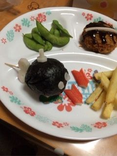 ボム兵おにぎり(キャラ弁にも)-レシピのメイン写真