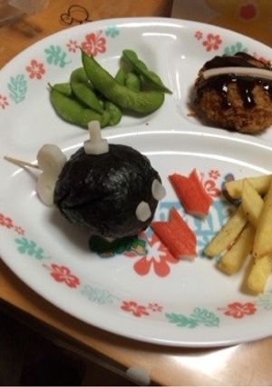 ボム兵おにぎり（キャラ弁にも）-レシピのメイン写真