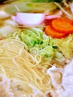 体ぽかぽかラーメン鍋のスープ-レシピのメイン写真