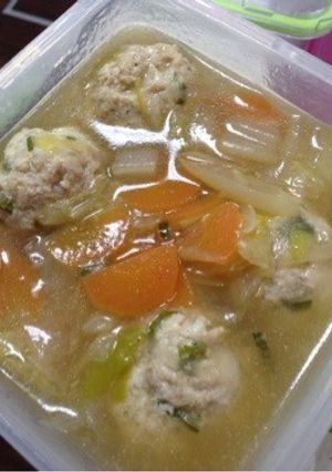 具だくさん鶏だんごスープ-レシピのメイン写真