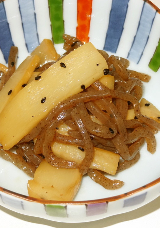 いつもの常備菜　メンマと蒟蒻の中華炒め-レシピのメイン写真