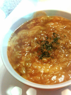 簡単☆残りカレーでカレーリゾット♥-レシピのメイン写真