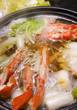 市販のつゆでカニ鍋-レシピのメイン写真