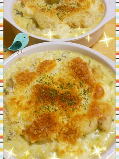 れんこんとほうれん草のチキングラタン♪-レシピのメイン写真