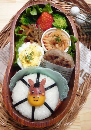 ☆コロコロウインナdeうまのお弁当☆-レシピのメイン写真