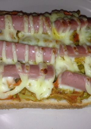 ギョニソピザパンになる-レシピのメイン写真