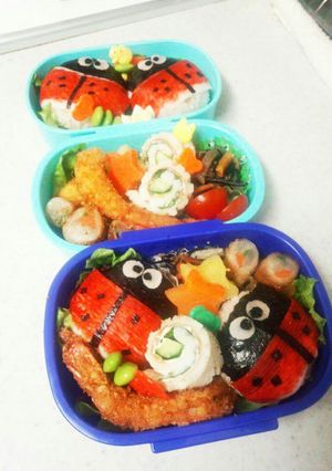 てんとう虫のお弁当-レシピのメイン写真