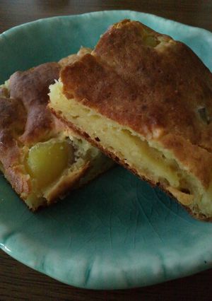 豆腐とさつまいもの天板ケーキ-レシピのメイン写真