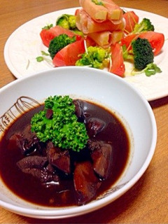 ♥︎末さん家のレバー煮込み☻♥︎-レシピのメイン写真