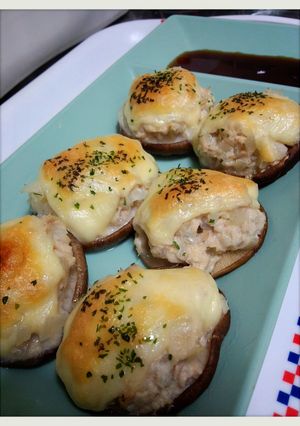 椎茸の丸ごとチーズ焼き-レシピのメイン写真