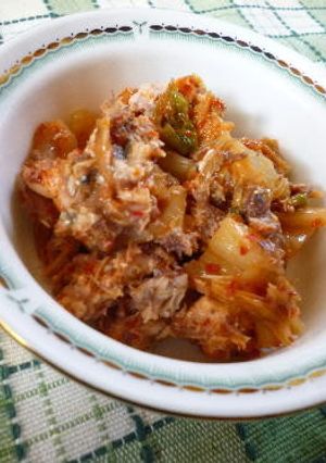ダイエットにも◎?? 鯖缶のキムチ和え-レシピのメイン写真