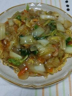 あんかけかた焼きそば-レシピのメイン写真