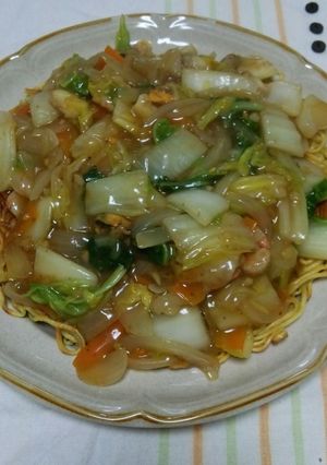 あんかけかた焼きそば-レシピのメイン写真
