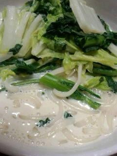 豆乳うどん-レシピのメイン写真