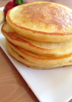 ふわんふわん！豆腐とホエーでホットケーキ-レシピのメイン写真