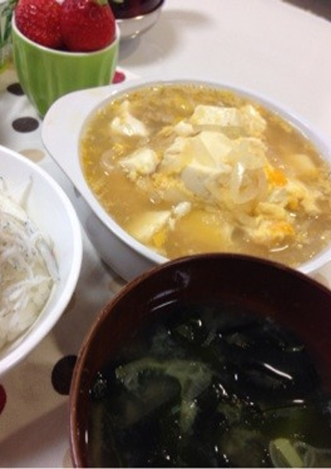 豆腐の卵とじ-レシピのメイン写真