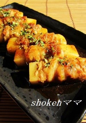 余ったお餅de豚巻き餅（生姜焼き風）♪-レシピのメイン写真