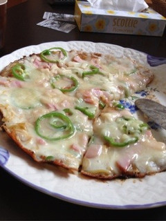 餅ピザ 醤油味-レシピのメイン写真