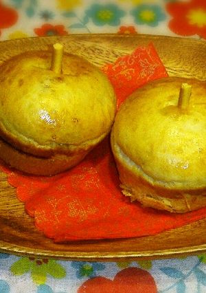可愛くて美味しい~♪リンゴパン-レシピのメイン写真