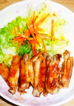 骨付き鳥肉の照り焼き-レシピのメイン写真