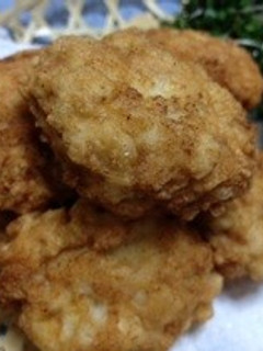 ヘルシー♫豆腐と鶏ひき肉のナゲット-レシピのメイン写真