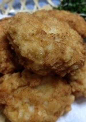 ヘルシー♫豆腐と鶏ひき肉のナゲット-レシピのメイン写真