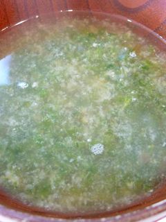 旬の味♪生青海苔の味噌汁❀-レシピのメイン写真