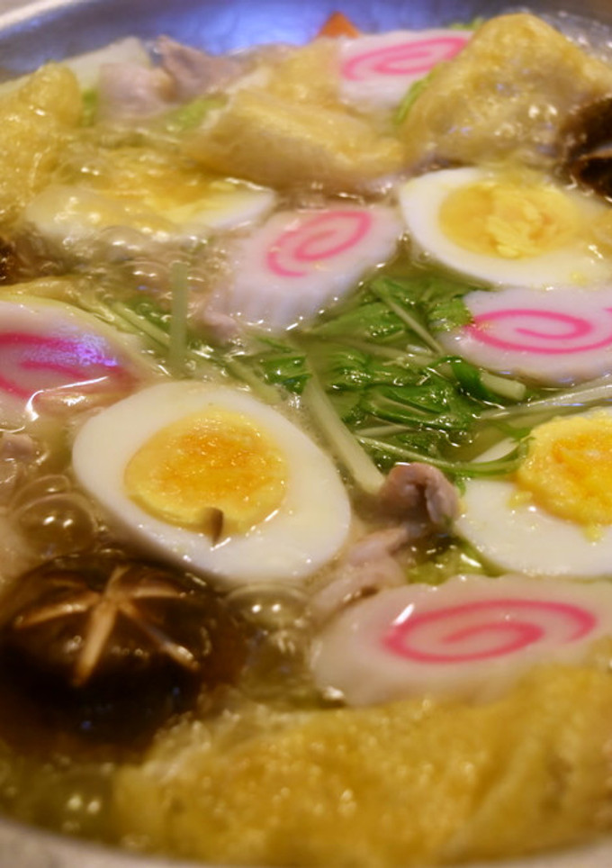 　おいし～ぃ♪　我が家のうどんすき-レシピのメイン写真