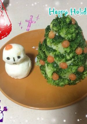 雪だるまのポテトサラダ★キャラ弁にも-レシピのメイン写真