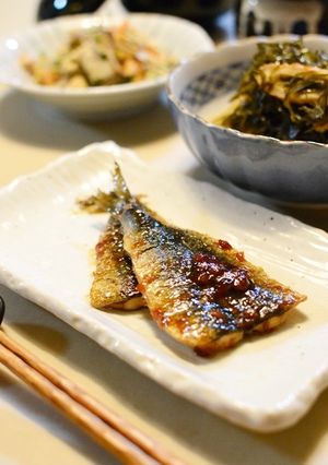梅肉風味のいわしの照り焼き-レシピのメイン写真