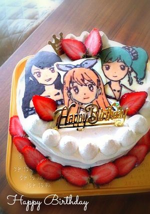 アイカツ！キャラケーキ（チョコプレート）-レシピのメイン写真