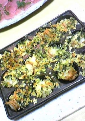 簡単たこやき器で香草パン粉焼き-レシピのメイン写真
