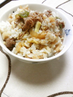 簡単♪牛しぐれ混ぜご飯蓮根入り-レシピのメイン写真