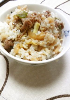 簡単♪牛しぐれ混ぜご飯蓮根入り-レシピのメイン写真