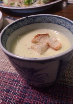 残り野菜ブロッコリーの芯でポタージュ！-レシピのメイン写真