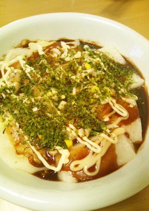 お餅のお好み焼き風-レシピのメイン写真