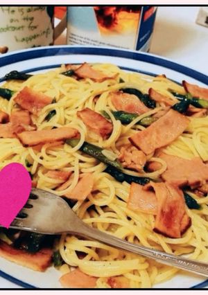簡単うまうまアスパラとベーコンのパスタ♪-レシピのメイン写真