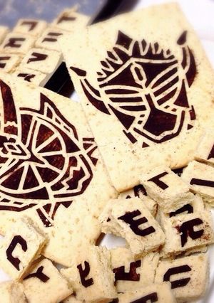 簡単！仮面ライダー鎧武＆バロンクッキー★-レシピのメイン写真