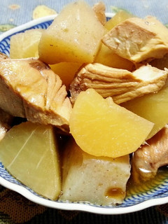 ぶり大根にこんにゃく☆照りソース-レシピのメイン写真