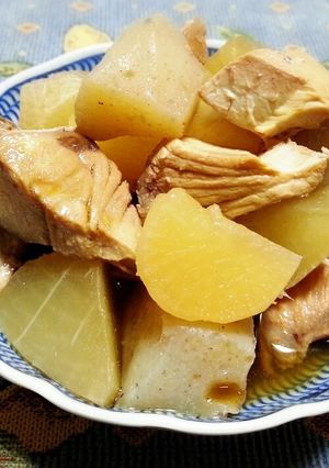 ぶり大根にこんにゃく☆照りソース-レシピのメイン写真