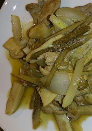ごぼうとエリンギと豚肉のオイチーズ-レシピのメイン写真