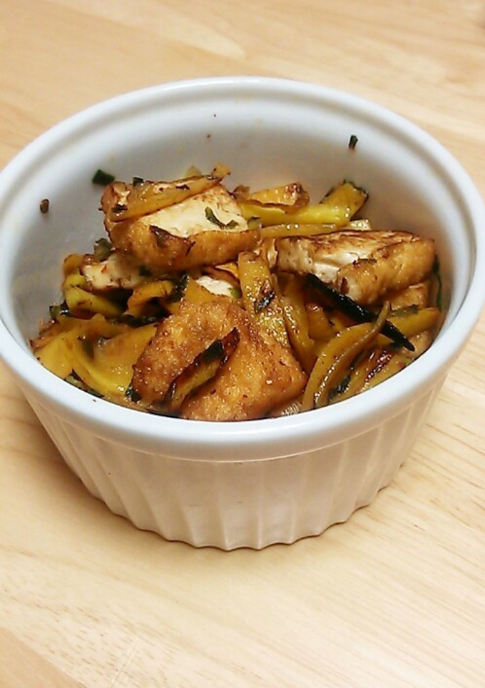 島人参と厚揚げの豆板醤炒め-レシピのメイン写真