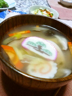 包丁は× 鏡開きのお雑煮(パック餅で)-レシピのメイン写真