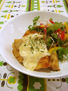 レンコンと鶏肉のから揚げ☆レモンマヨ-レシピのメイン写真