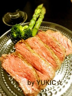 フライパンdeローストビーフ☆火入れ3分-レシピのメイン写真
