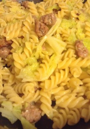 サルシッチャとキャベツのパスタ-レシピのメイン写真