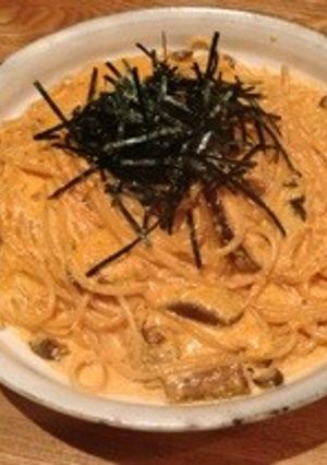 即席明太クリームスパゲティー-レシピのメイン写真