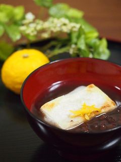 簡単!茹で小豆缶で餅入りぜんざい-レシピのメイン写真